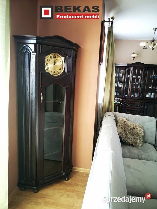 Włoska Stylowa Witryna Premium 180 Orzech 199cm Dom i Ogród Elbląg