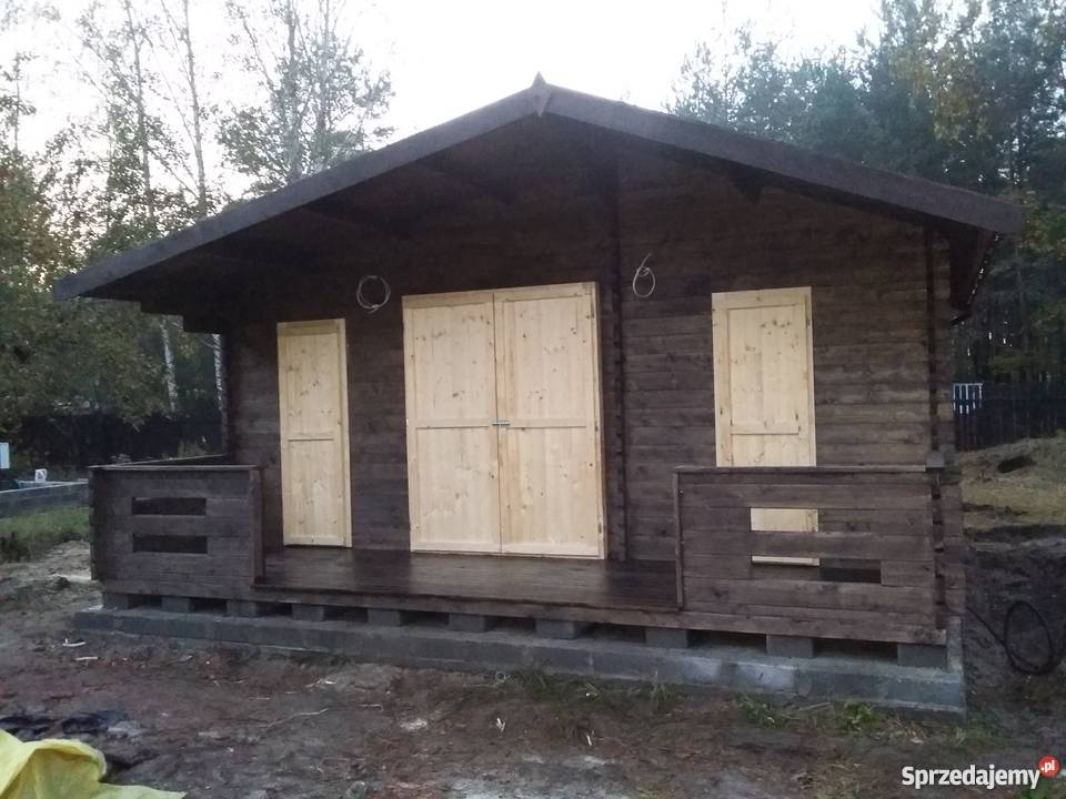 DREWNIANY DOMEK LETNISKOWY WEEKEND 25 8 M2 Mrągowo