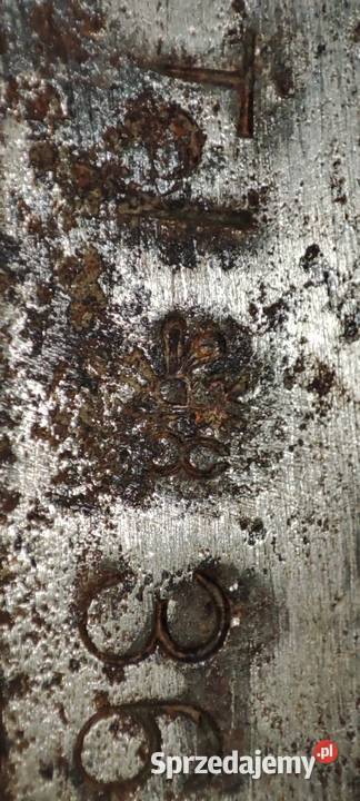 Ładna stara lampa kolejowa sygnowana Antyki Warszawa sprzedam