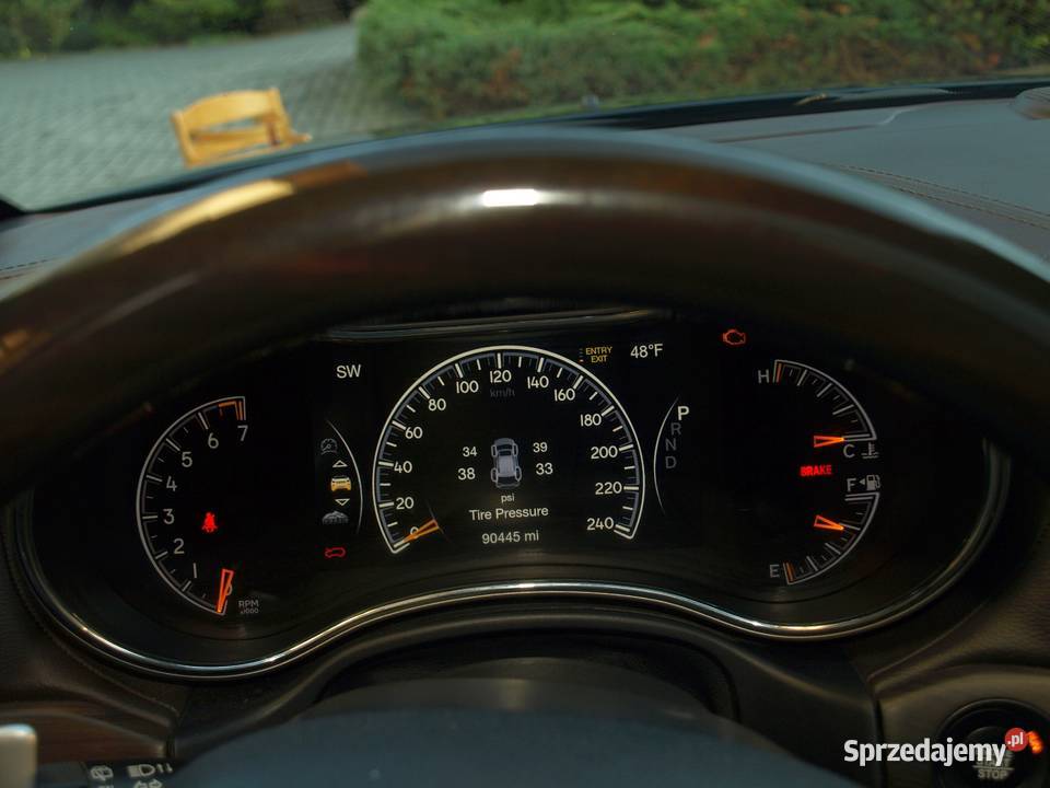 Jeep Grand Cherokee Overland 4x4 2017 36L V6 podgrzewane fotele Brzesko