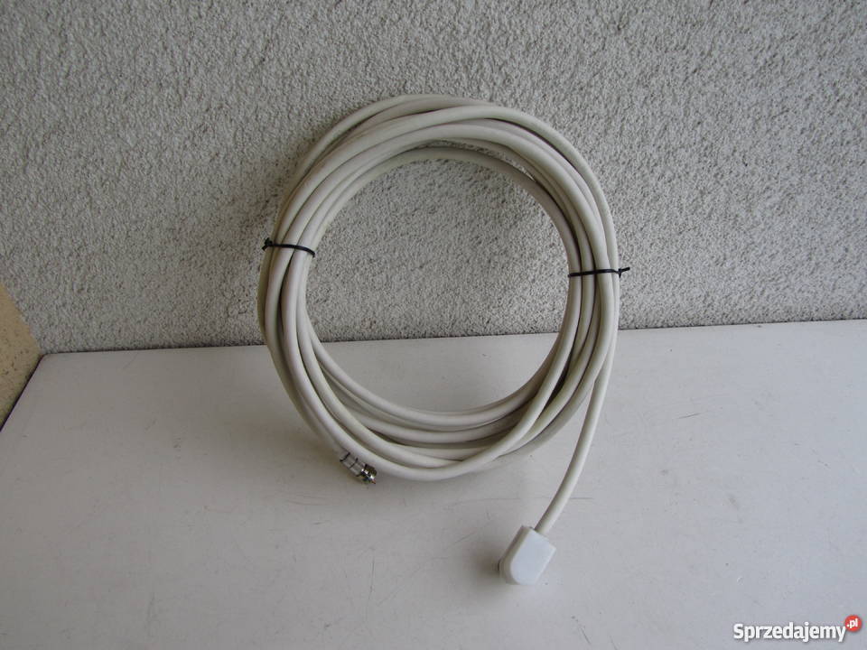 Kabel biały antenowy wtyk kątowy wtyk antenowy Olecko sprzedam