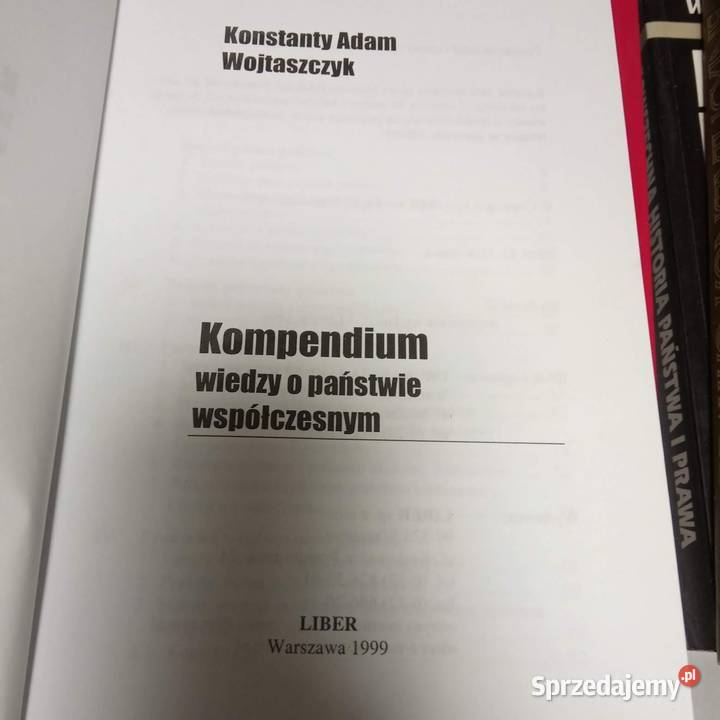 Kompendium wiedzy o państwie współczesnym Warszawa