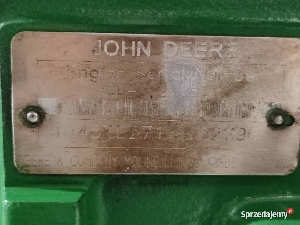 JOHN DEERE 4045TL271 POWERTECH Wilkowo