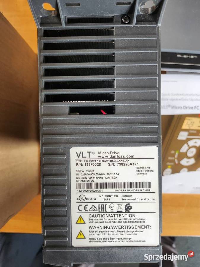 Falownik Danfoss VLT Micro Drive FC51 o numerze Dom i Ogród