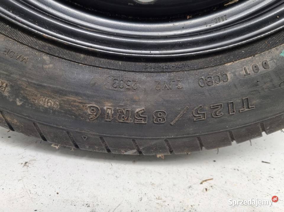 KOŁO DOJAZDOWE Volvo S40 II V50 C30 12585 R16 Chełm
