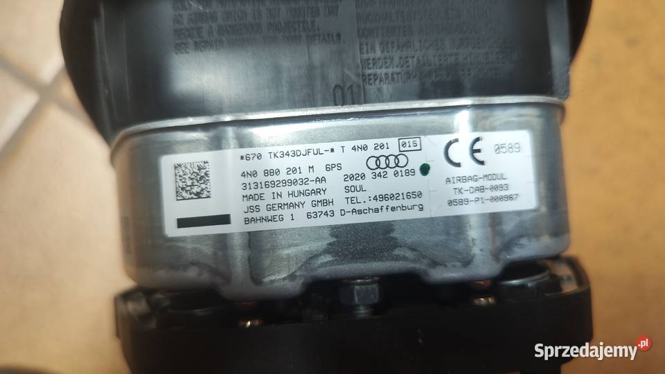 AUDIA6 C8 4K PODUSZKA KIEROWNICY AIRBAG sprzedam