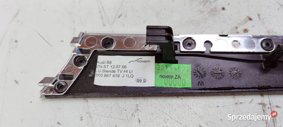 DEKOR DRZWI LEWY TYŁ AUDI A4 B8 8K0867419J 1LQ Przystajń sprzedam