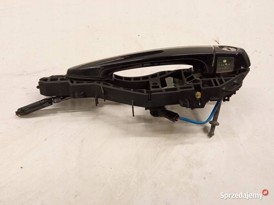 KLAMKA ZEWNĘTRZNA LEWA PRZÓD PODŚWIETLANA CZARNA