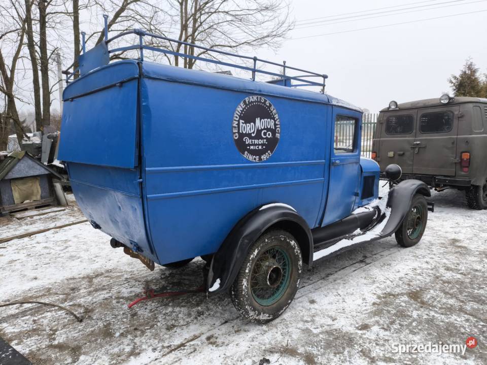 Ford Model A Delivery Van Furgon Hot Rod Reklama