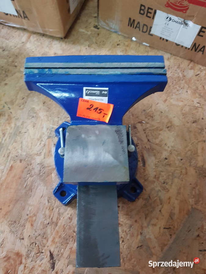 Imadło Ślusarskie Obrotowe 200 MM KOWADŁO żeliwo Głogowa