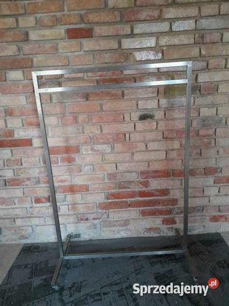 Wieszak stojący LOFT metalowy nierdzewny na Gorlice sprzedam