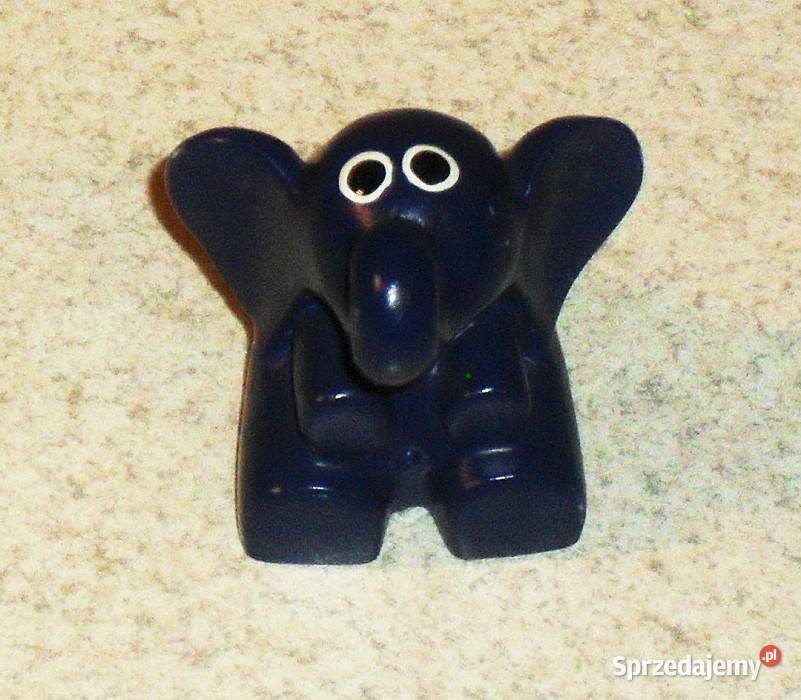 Figurka ceramiczna lakierowana mały granatowy Gliwice