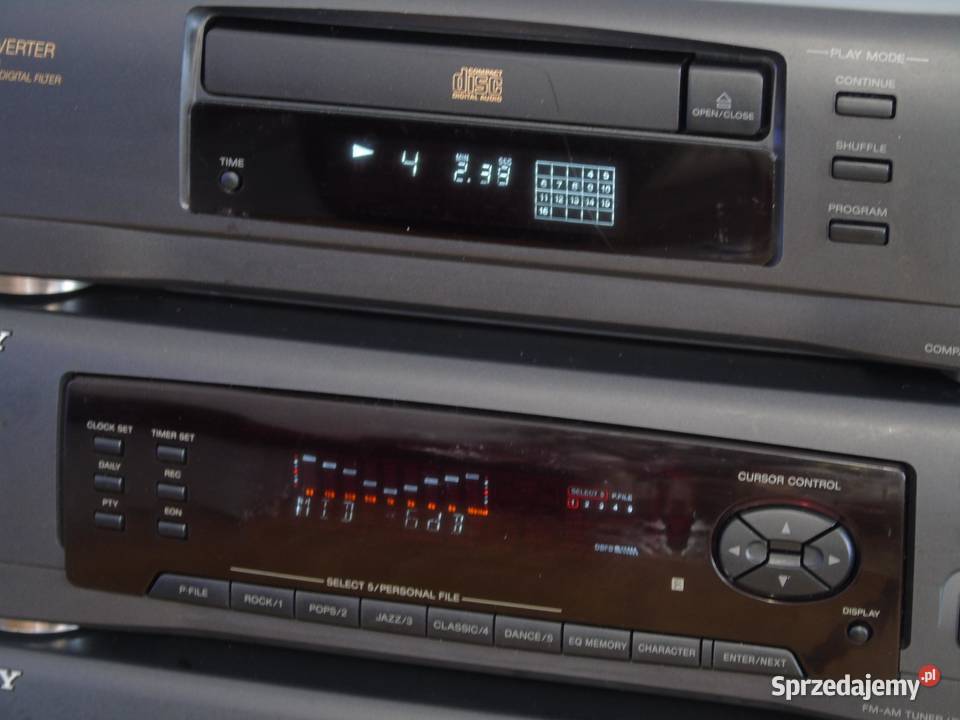 Wzmacniacz korektor graficzny tuner RDS i CD Jasło