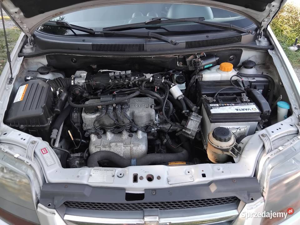Chevrolet aveo 12 LPGklimaryzacja nieuszkodzony Poręba