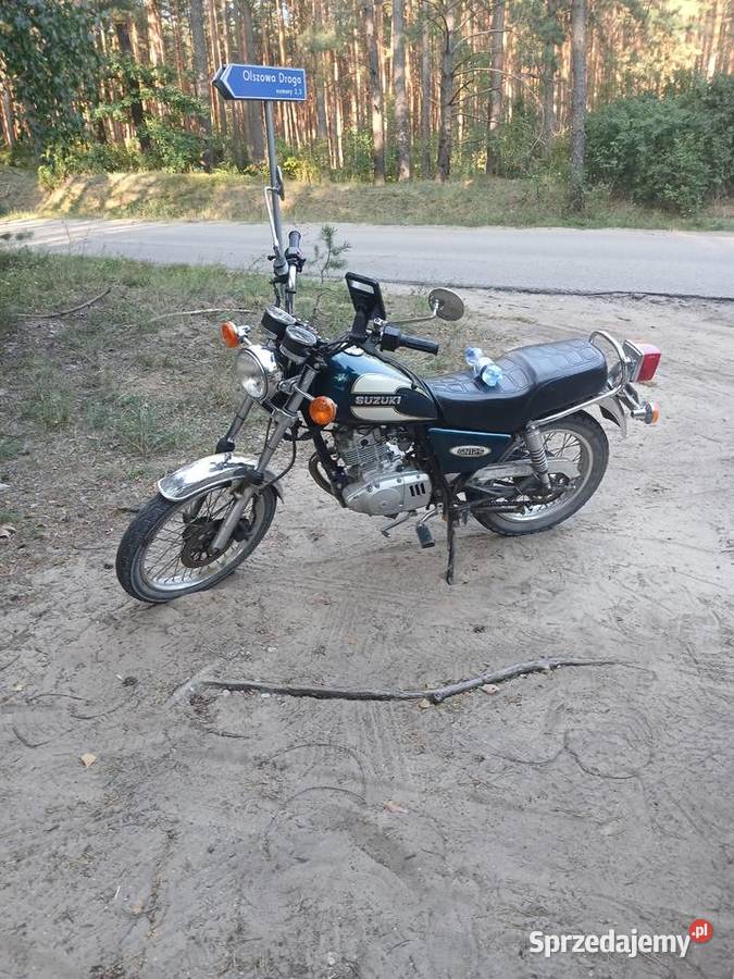 Motocykl Suzuki GN125 papiery zarejestrowany Mońki