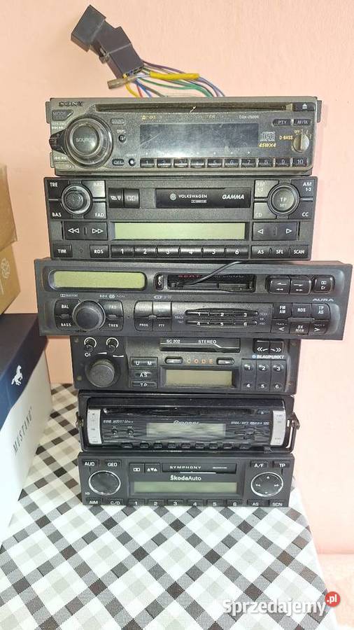 6x Radio samochodowe fabryczne volkswagen seat pomorskie Zblewo