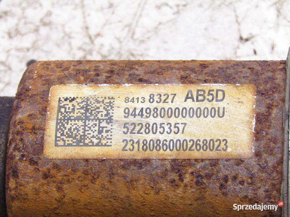 PÓŁOŚ LEWA PRZEDNIA PRZÓD 15 TURBO MANUAL OPEL osobowe