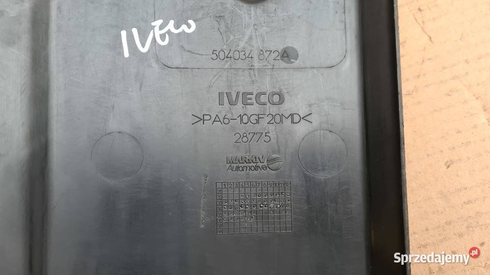 IVECO DAILY 4 0611 osłona pokrywa silnika 23 16v Legnica