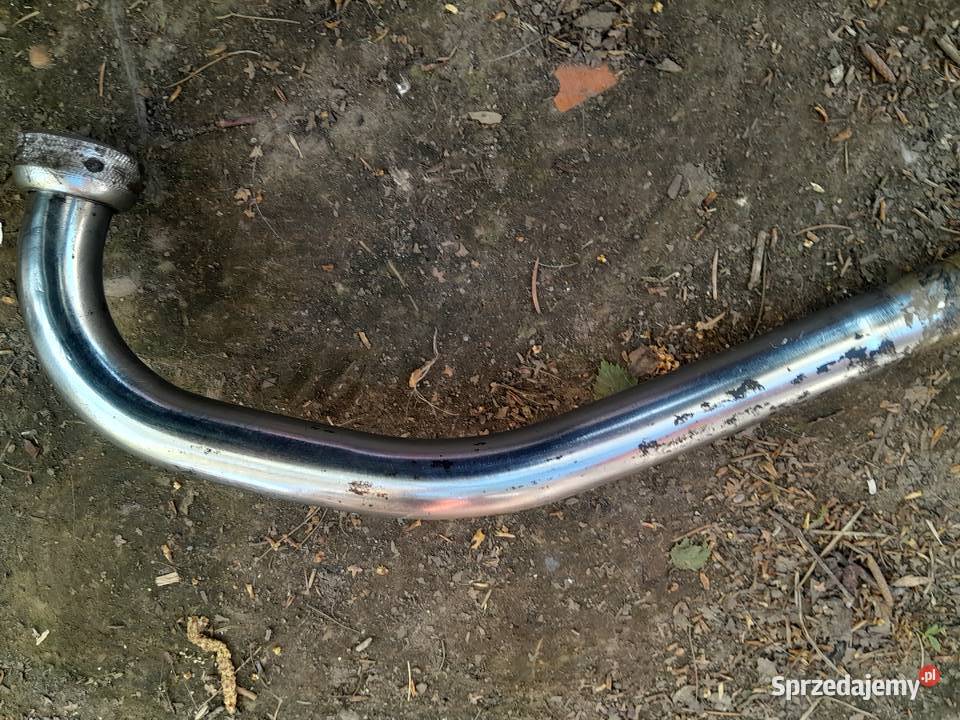 Romet Kadet oryginalny tłumik kolanko chrom