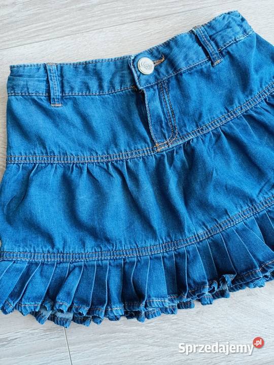 Spódniczka dziewczęca jeansowa granatowa 118 Płock sprzedam