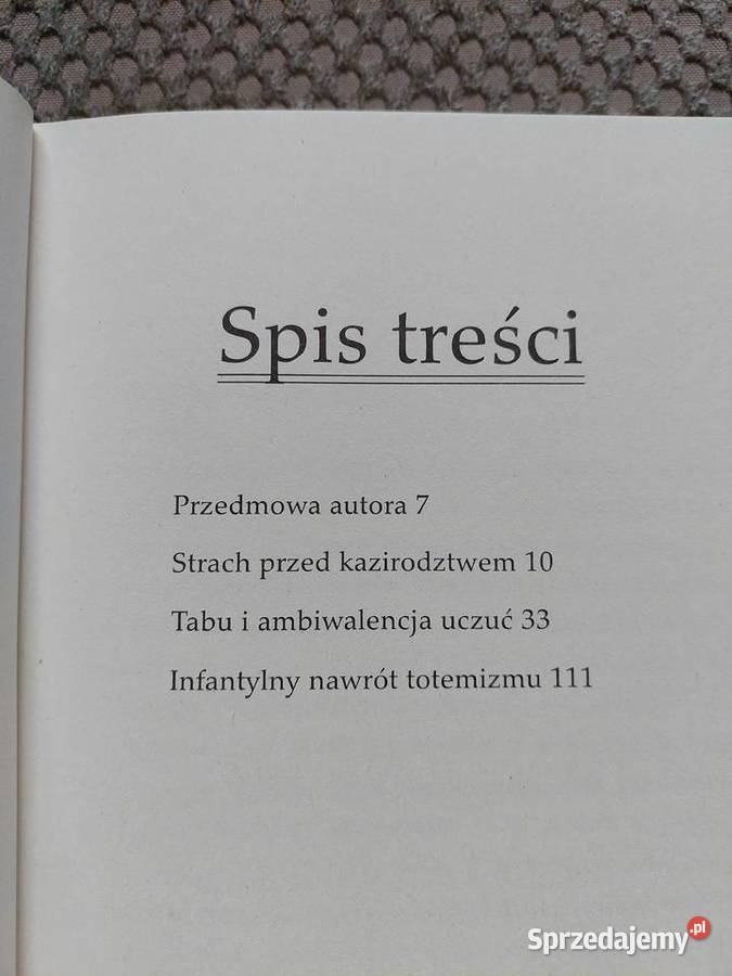 Zygmunt Freud Totem i tabu Kraków