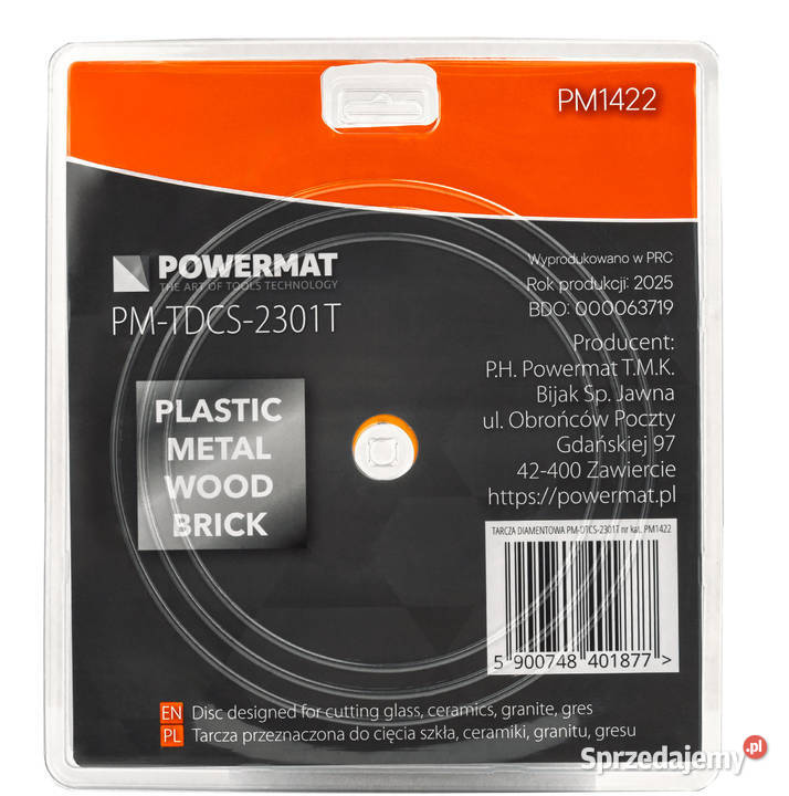 tarcza diamentowa uniwersalna 230mm Katowice