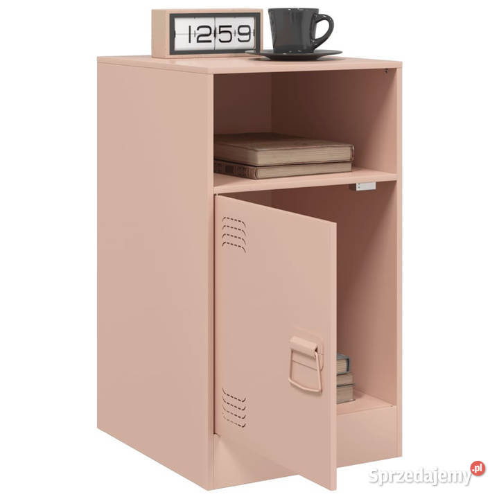 Szafka nocna różowa 345x39x62 stal WM841765 mazowieckie Warszawa