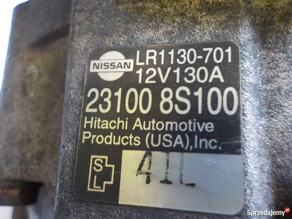 ALTERNATOR NISSAN TITAN ARMADA 56L V8 wielkopolskie
