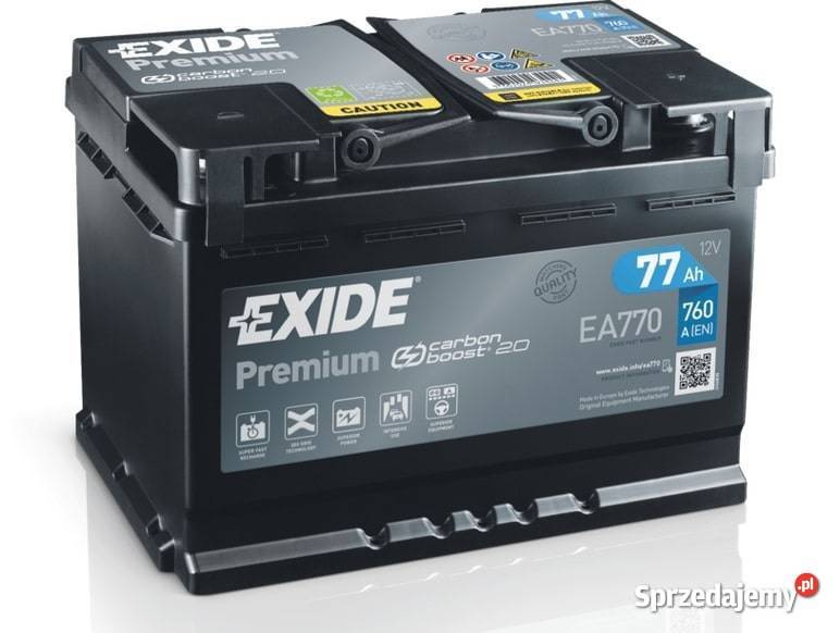 Akumulator Exide Premium 77Ah 760A Specpart osobowe Akumulatory zachodniopomorskie Szczecin