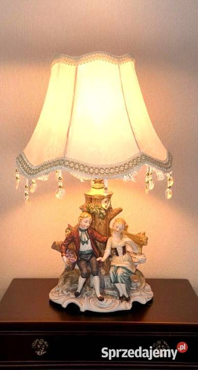 lampka stołowa figuralna porcelanowa Warszawa