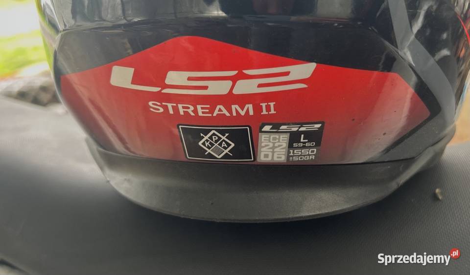 Kask Motocyklowy LS2 Stream II rozmiar L wielkopolskie Gizałki