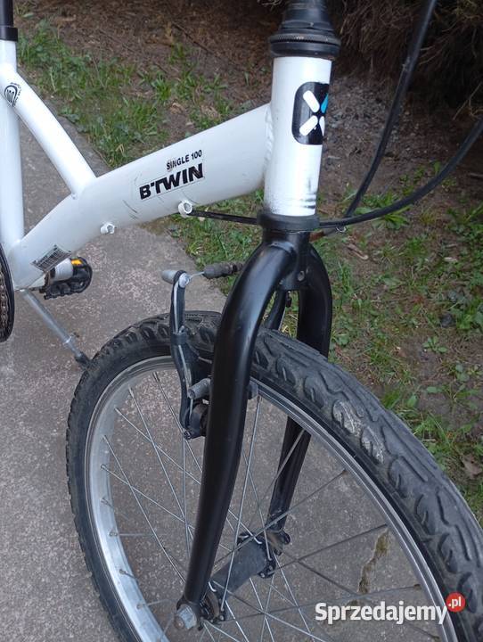 Rower dziecięcy BTWIN Single 100 biały 20 Poznań