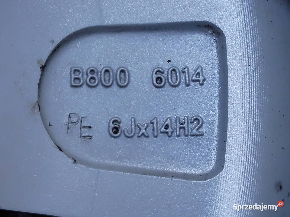 Felgi aluminiowe PLW 14 4x108 ET22 6J Peugeot Biłgoraj