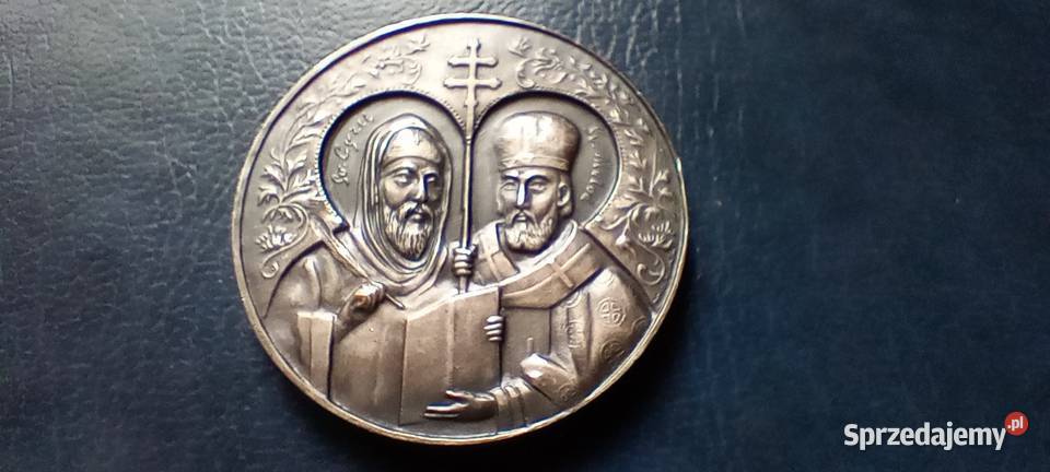 Stare monety Medal Jan Paweł II i Józef Tomko Numizmatyka podkarpackie