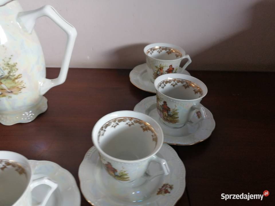 Serwis do kawy herbaty Karolina Miłość Wiedeńska dolnośląskie Borów