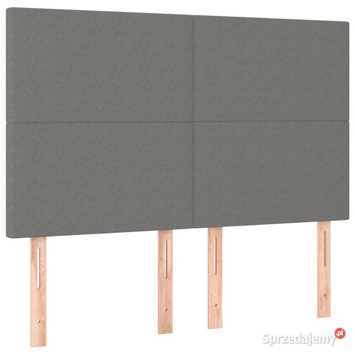 Zagłówek do łóżka z LED ciemnoszary 144x5x118128 Warszawa
