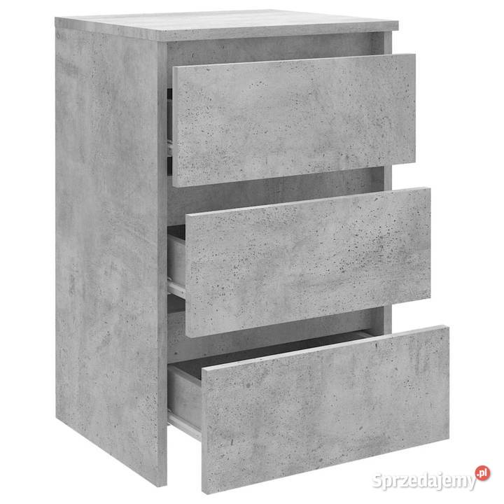 Szafki nocne 2 szarość betonu 40x35x625 WM806220 Dom i Ogród