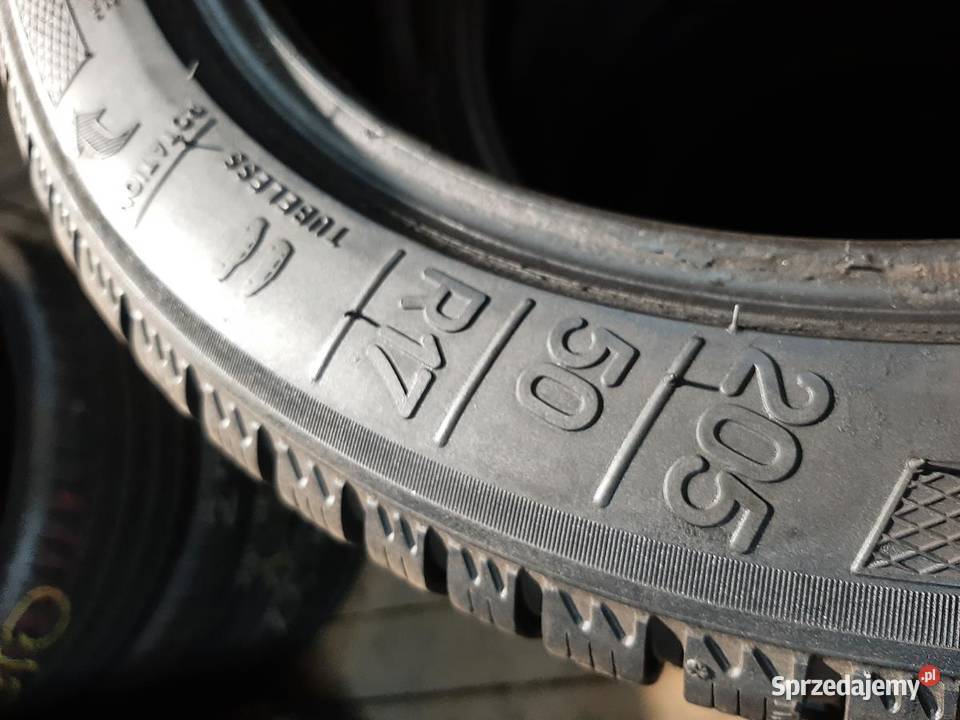 4x Opona UŻYWANA ZIMOWA 20550R17 KLEBER 119 Zaścianki