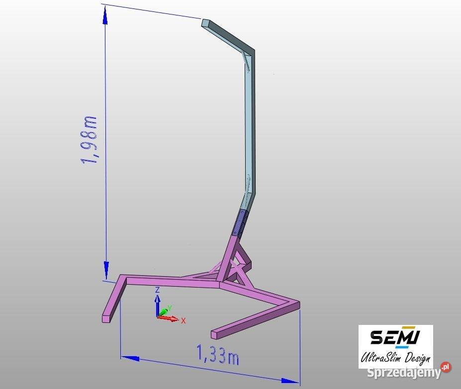 Stelaż stojak huśtawka kokon wiszący fotel Jeżowe