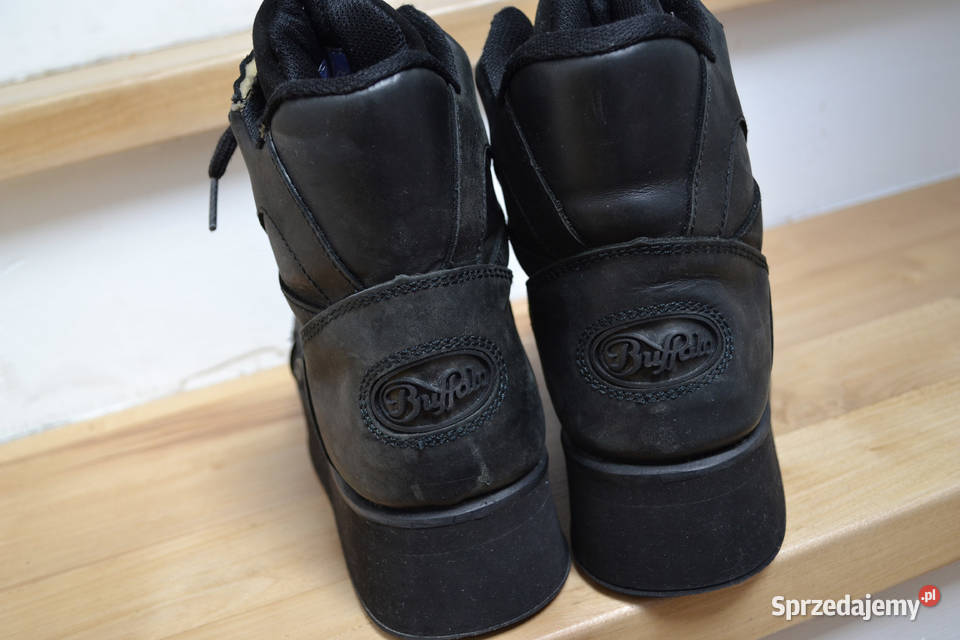 czarne sneakersy Buffalo rising towers nubuck Damskie Warszawa sprzedam