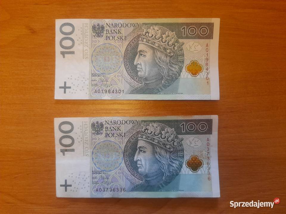 Banknot kolekcjonerski o nominale 100 Oleśnica