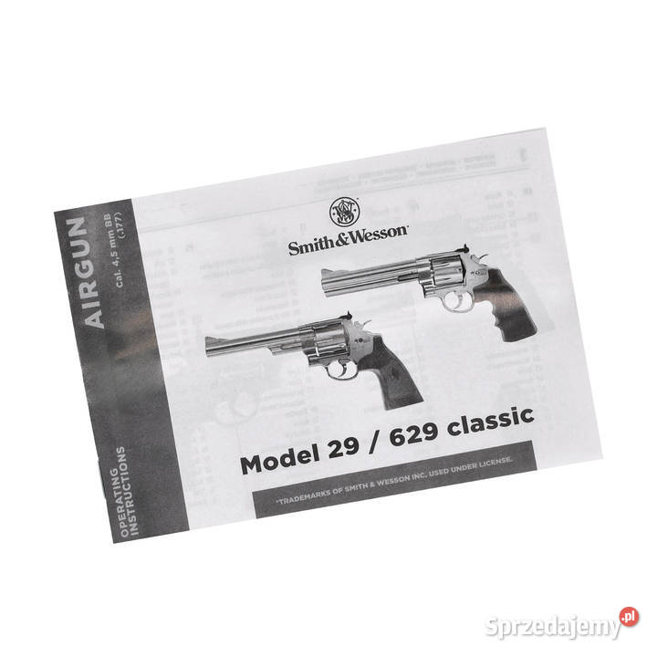 Rewolwer wiatrówka SmithWesson 629 Classic 45 mm Warszawa sprzedam