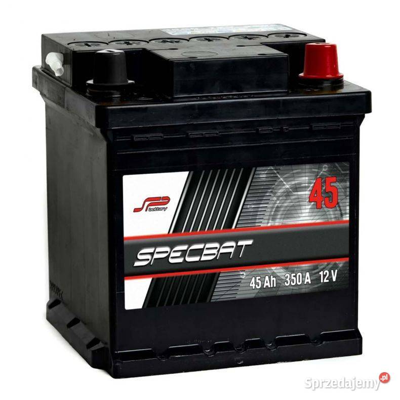 Akumulator SPECBAT 45Ah 350A Kostka PRAWY PLUS Białystok