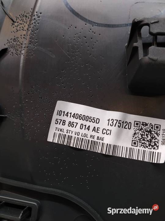 TAPICERKA BOCZEK PRAWY PRZÓD PASAŻERA Skoda