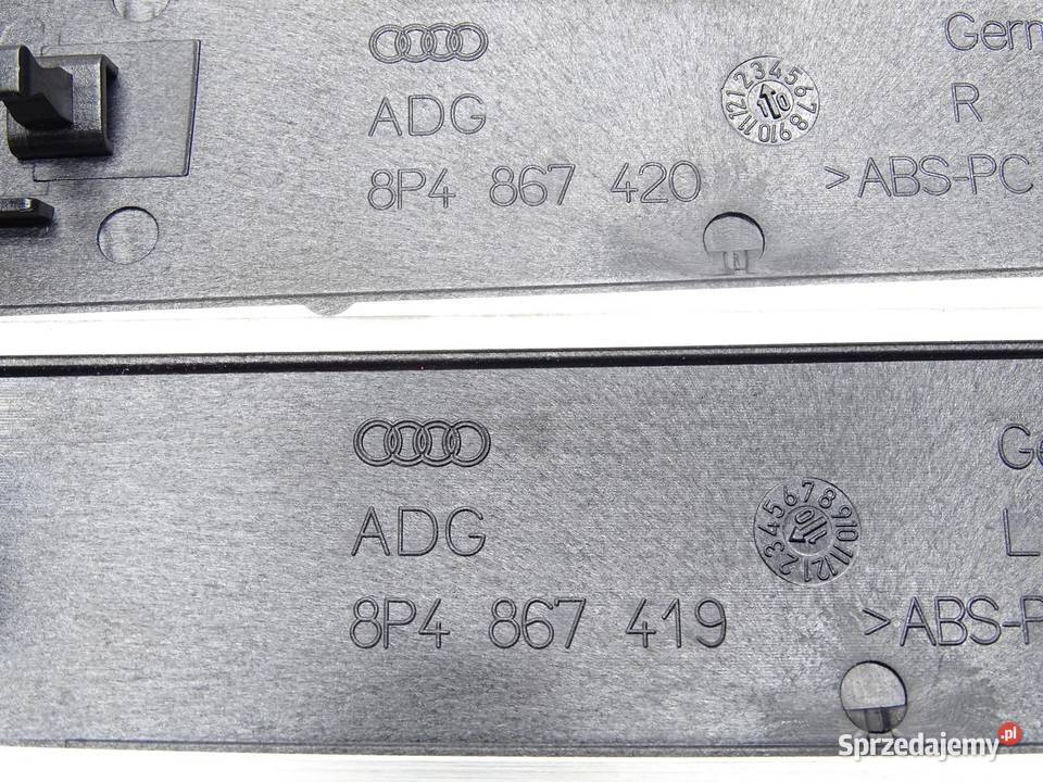 LISTWA DRZWI PRZÓD TYŁ POPIELNICZKA KOMPLET