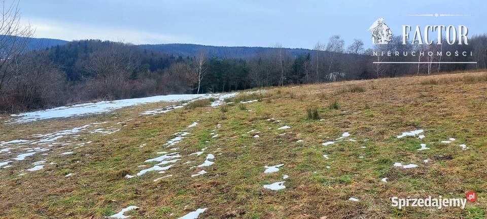 Działka budowlana z panoramą 15 a Siary gm 1500m2 małopolskie sprzedam