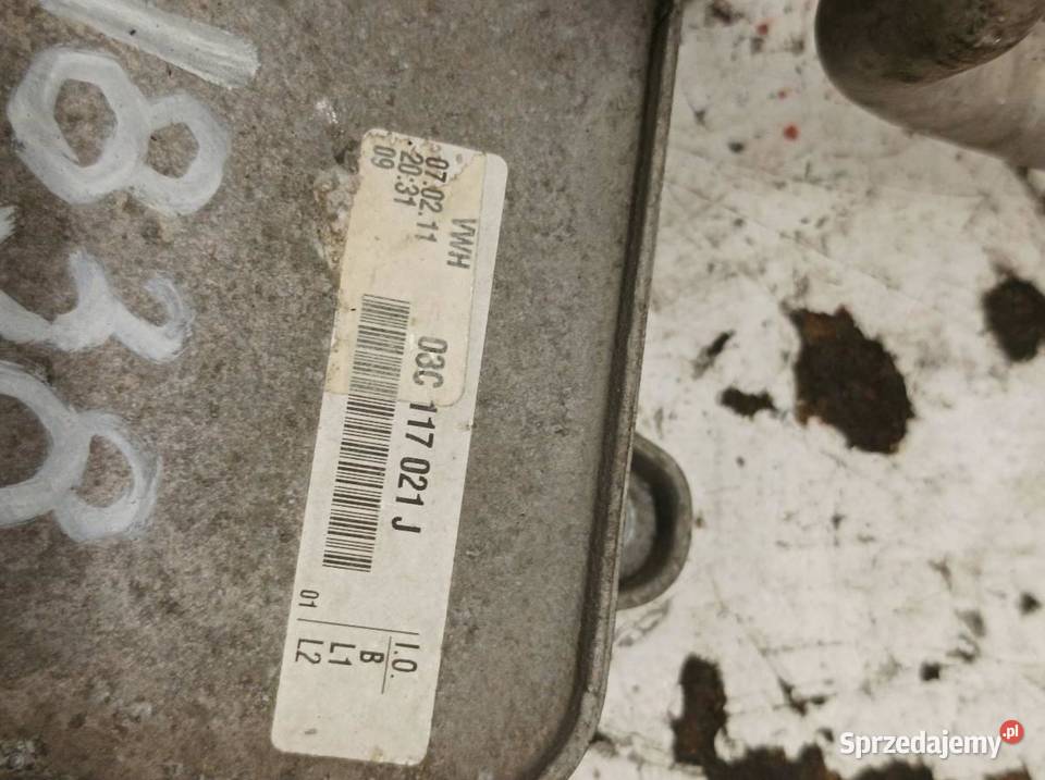 CHŁODNICA SPALIN 03C117021J 16 FSI VW Volkswagen Recyrkulacja spalin EGR świętokrzyskie
