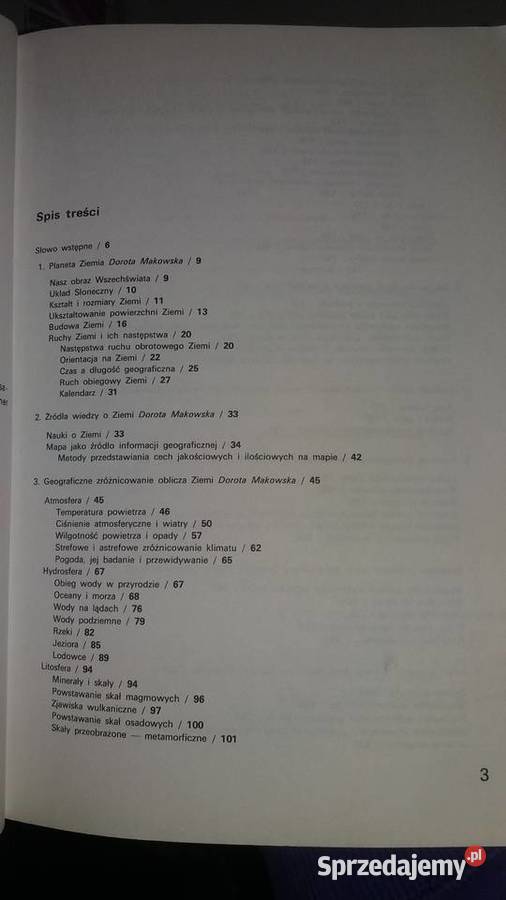 Ziemia i człowiek geografia matura antykwariaty Warszawa