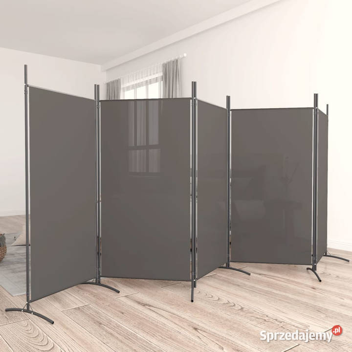 Parawan 5panelowy antracytowy 433x180 tkanina Warszawa