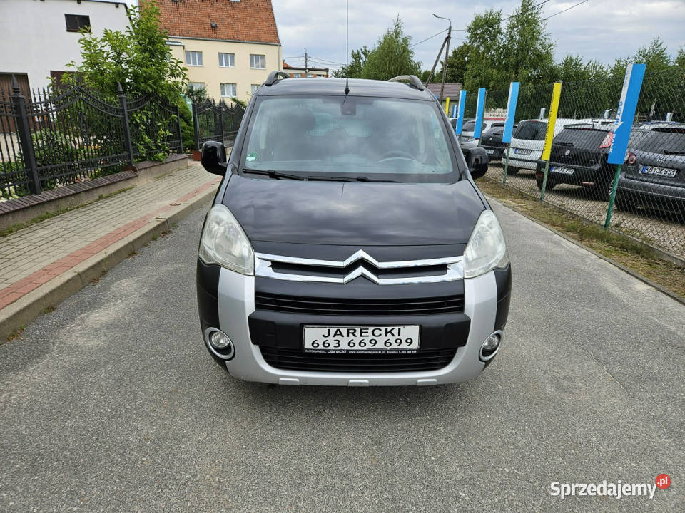 Citroen Berlingo Opłacony Zdrowy Zadbany czarny Kisielice
